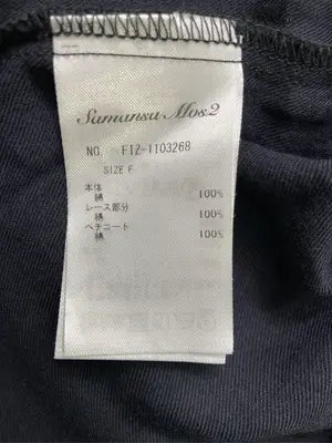 Samansa Mos2/サマンサモスモス/シャツワンピース/ワンピース/ドレス/ブラック/F