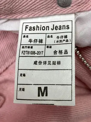 デニムパンツ/パンツ/ピンク/M