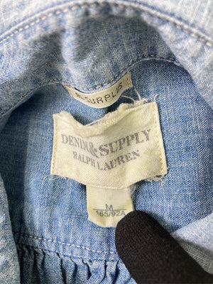 シャツ/ブラウス/トップス/ブルー/M