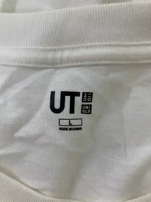 UNIQLO/ユニクロ/Tシャツ/カットソー/トップス/ホワイト/L