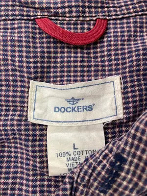 DOCKERS/ドッカーズ/シャツ/ブラウス/トップス/ブラウン/L