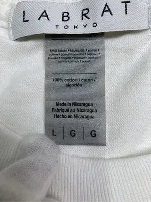 LABRAT TOKYO/Tシャツ/カットソー/トップス/ホワイト/L