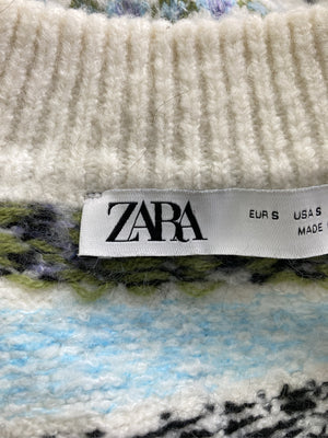 ZARA/ザラ/ベスト/トップス/ホワイト/S