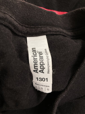 American Apparel/アメリカンアパレル/Tシャツ/カットソー/トップス/ブラック/L