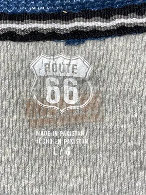 ROUTE66/ルートロクロク/Tシャツ/カットソー/トップス/ブルー/L/G