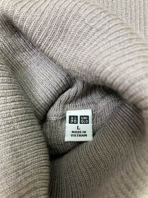 UNIQLO/ユニクロ/ニット/セーター/トップス/ブラウン/L