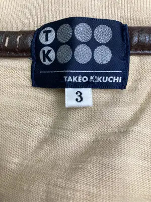 TAKEO KIKUCHI/タケオキクチ/Tシャツ/カットソー/トップス/ベージュ/3