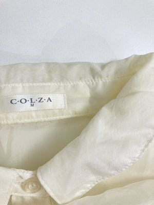 COLZA/コルザ/シャツワンピース/ワンピース/ドレス/アイボリー/M