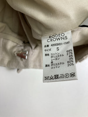 RODEO CROWNS/ロデオクラウンズ/セットアップ/ジャケット/アウター/ベージュ/FREE