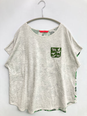 graniph/グラニフ/Tシャツ/カットソー/トップス/グリーン/F