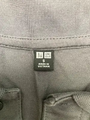 UNIQLO/ユニクロ/ポロシャツ/トップス/グレー/S