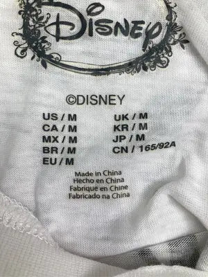 Disney/ディズニー/Tシャツ/カットソー/トップス/ホワイト/M
