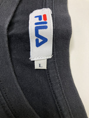 FILA/フィラ/Tシャツ/カットソー/トップス/ブラック/L