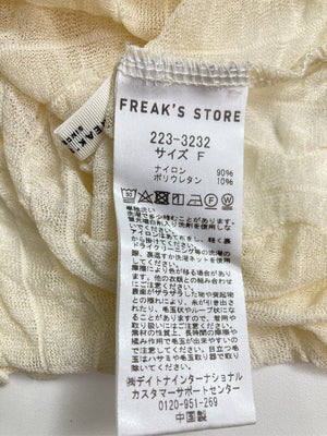 FREAK'S STORE/フリークスストア/その他トップス/トップス/アイボリー/F