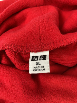 UNIQLO/ユニクロ/Tシャツ/カットソー/トップス/レッド/XL