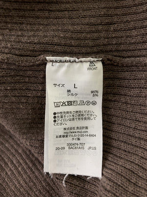 無印良品/ムジルシリョウヒン/ニット/セーター/トップス/ブラウン/L