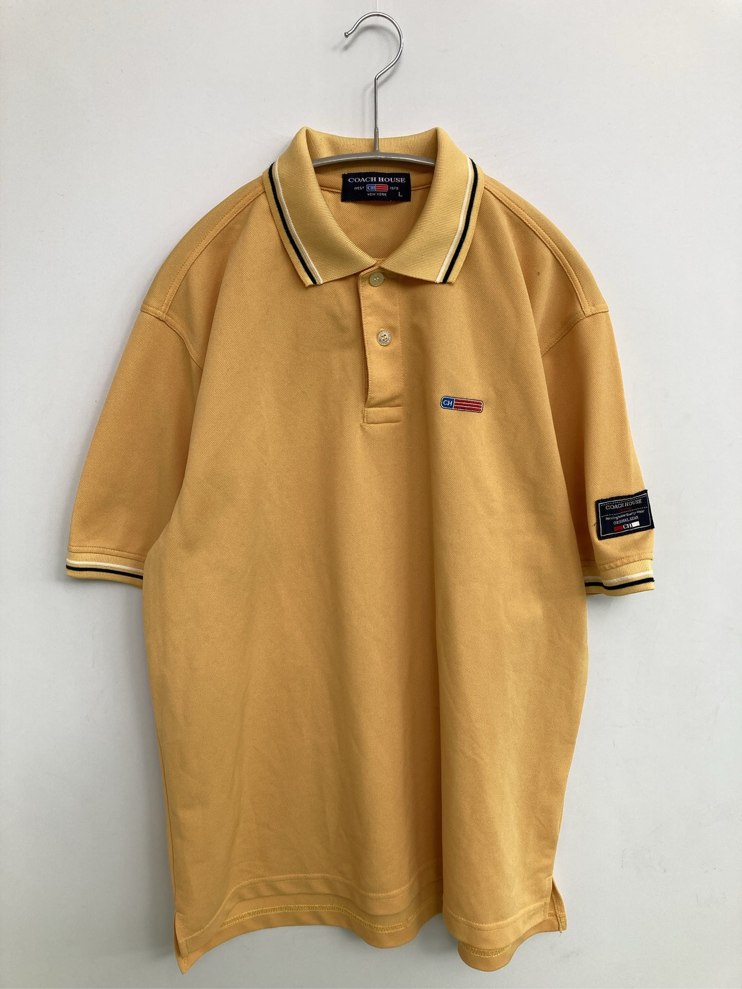COACH/コーチ/ポロシャツ/トップス/オレンジ/L