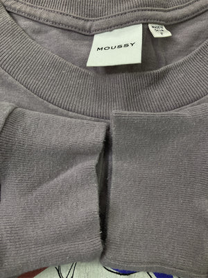 MOUSSY/マウジー/Tシャツ/カットソー/トップス/パープル/F