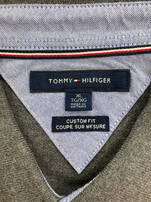 TOMMY HILFIGER/トミーヒルフィガー/ポロシャツ/トップス/グレー/XL