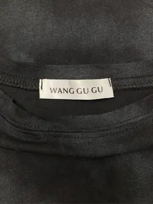 WANG GU GU/Tシャツ/カットソー/トップス/ブラック