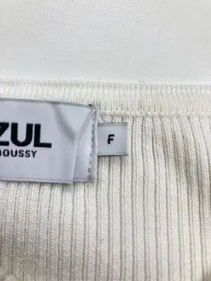 AZUL by MOUSSY/アズールバイマウジー/ニット/セーター/トップス/ホワイト/F