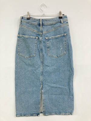 ZARA/ザラ/デニムスカート/スカート/スカイブルー/EUR M/USA M/ MEX 28