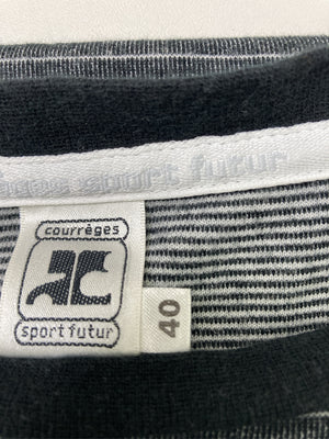courreges sport futur/Tシャツ/カットソー/トップス/グレー/40