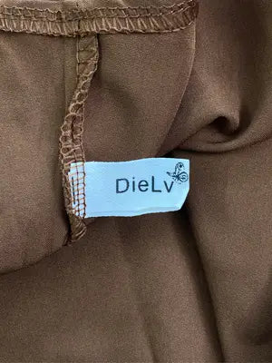 DieLv/キャミソール/トップス/ブラウン