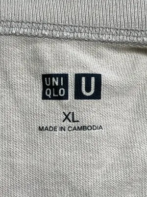 UNIQLO U/ユニクロユー/Tシャツ/カットソー/トップス/ベージュ/XL