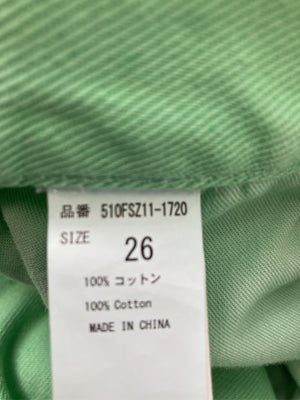 LAGUA GEM/ラグアジェム/デニムパンツ/パンツ/ライトグリーン/26