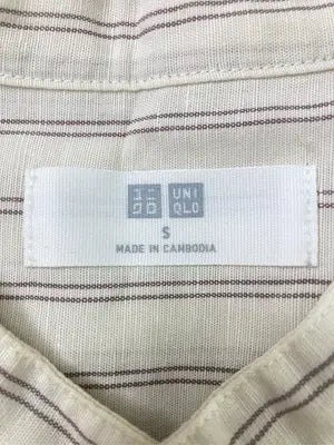 UNIQLO/ユニクロ/シャツ/ブラウス/トップス/アイボリー/S