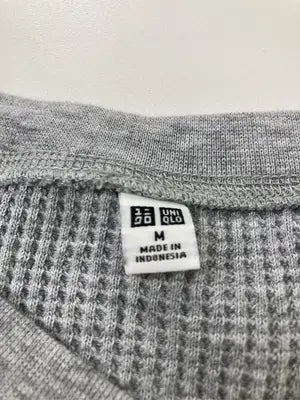 UNIQLO/ユニクロ/ニット/セーター/トップス/グレー/M
