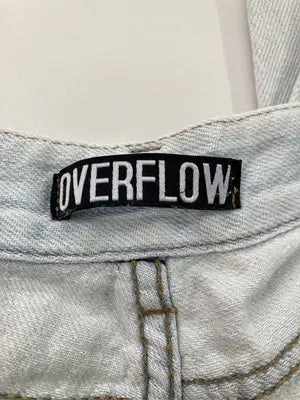 OVER FLOW/デニムパンツ/パンツ/スカイブルー