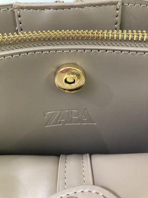 ZARA/ザラ/トートバッグ/バッグ/ベージュ