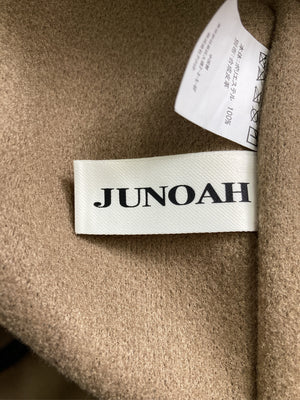 JUNOAH/ジュノア/ノーカラーコート/ジャケット/アウター/ベージュ/31