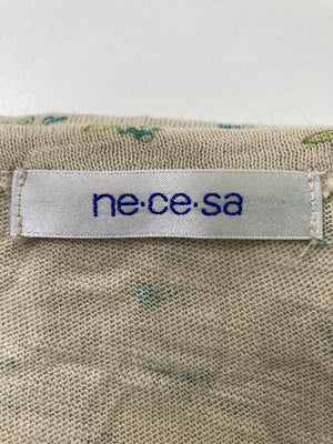 ne・ce・sa/Tシャツ/カットソー/トップス/ベージュ/M バスト79~87 身長154~162