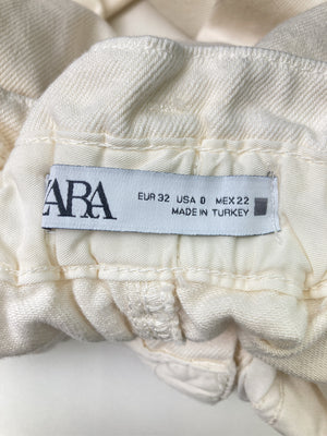 ZARA/ザラ/その他パンツ/パンツ/ホワイト/EUR 32