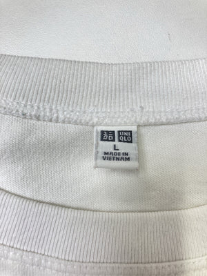 UNIQLO/ユニクロ/Tシャツ/カットソー/トップス/ホワイト/L