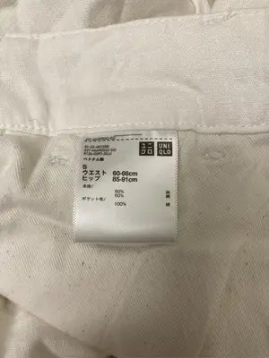 UNIQLO/ユニクロ/その他パンツ/パンツ/ホワイト/S