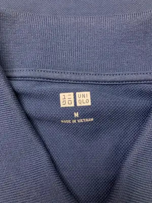 UNIQLO/ユニクロ/ポロシャツ/トップス/ネイビー/M