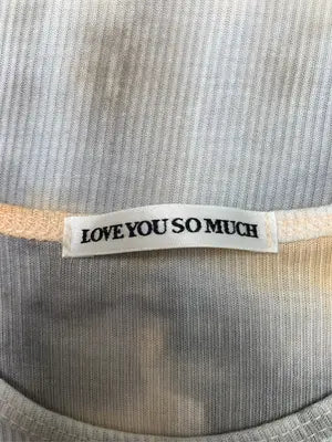 LOVE YOU SO MUCH/Tシャツ/カットソー/トップス/オレンジ
