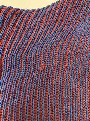 ニット/セーター/トップス/ブルー