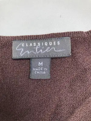 CLASSIQUES ENTIER/Tシャツ/カットソー/トップス/ブラウン/M