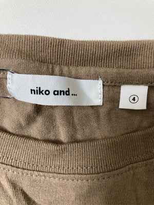niko and .../ニコアンド/Tシャツ/カットソー/トップス/ブラウン/4