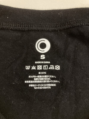 FamilyMart/Tシャツ/カットソー/トップス/ブラック/S