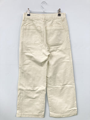 GAP/ギャップ/デニムパンツ/パンツ/ホワイト/25 WIDE-LEG