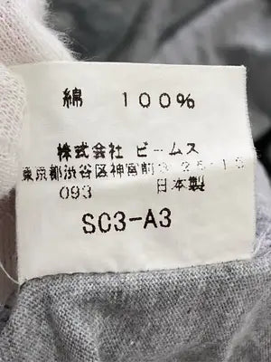 BEAMS/ビームス/Tシャツ/カットソー/トップス/グレー/M