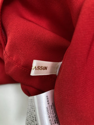 RAY CASSIN/レイカズン/シャツ/ブラウス/トップス/レッド/M