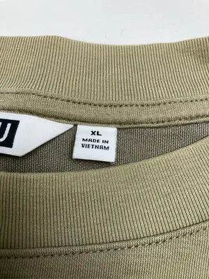 UNIQLO/ユニクロ/Tシャツ/カットソー/トップス/カーキ/XL