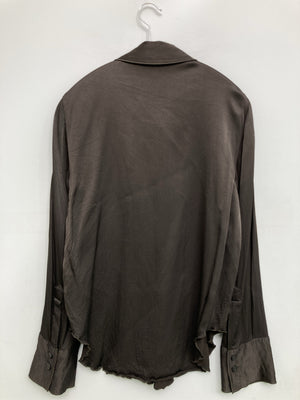 ZARA/ザラ/シャツ/ブラウス/トップス/ブラウン/EUR M/USA M/ MEX 28
